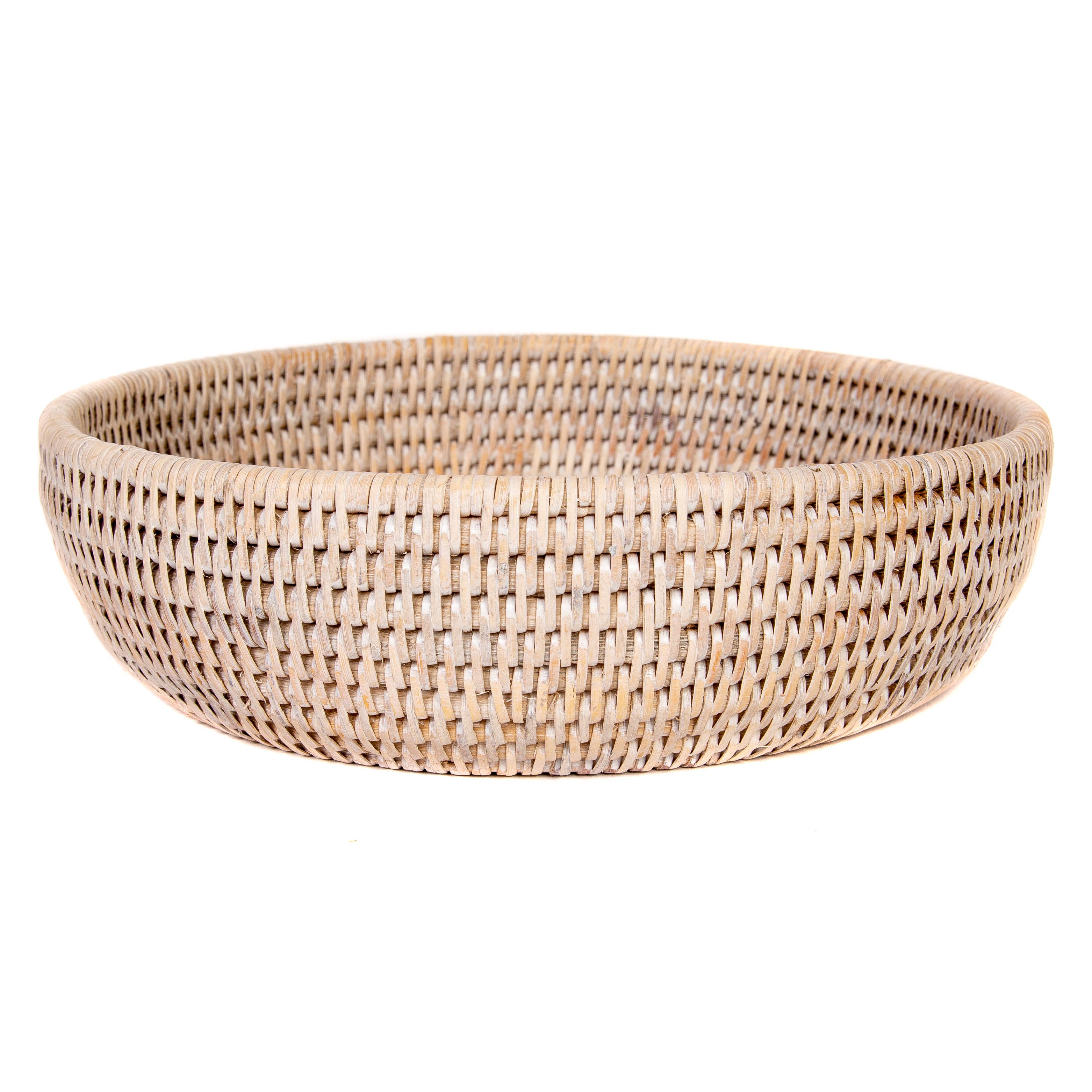 Espresso Rattan Everything Bowl