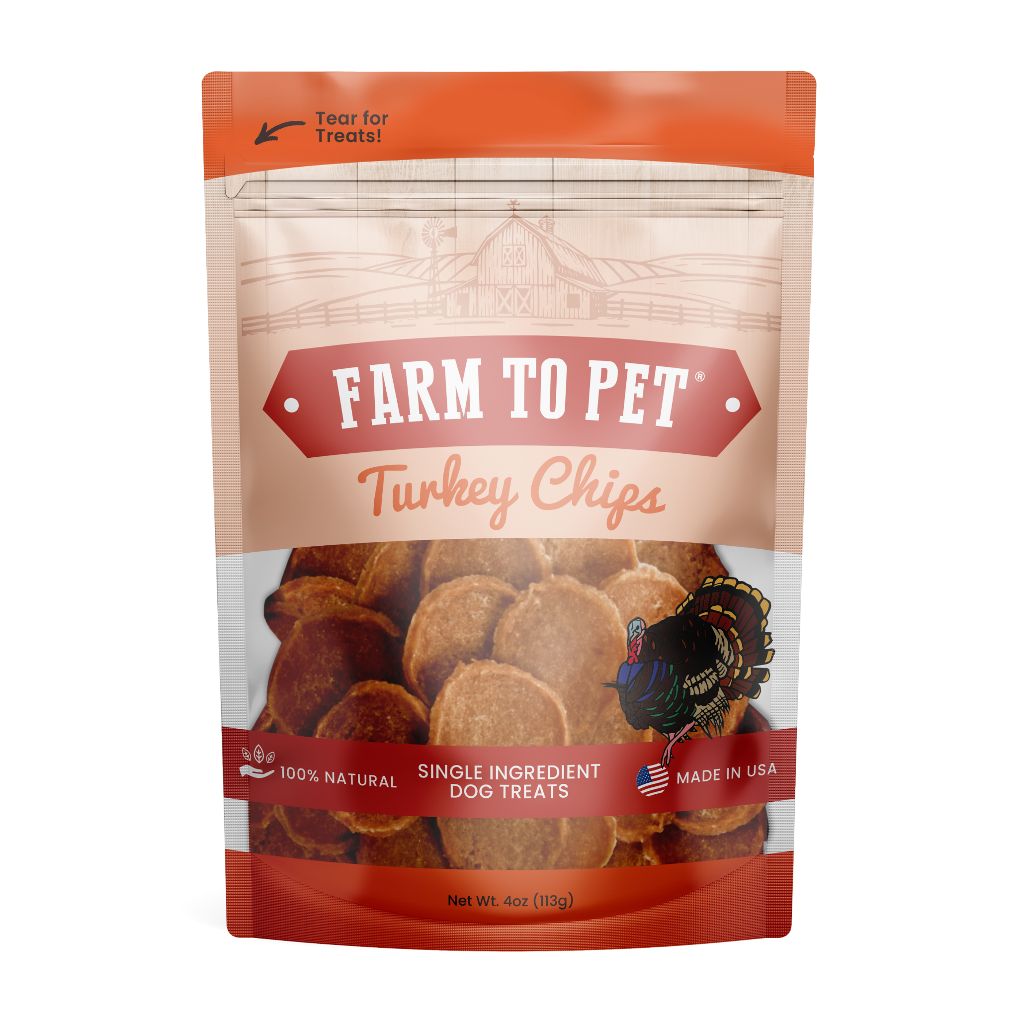 Farm to Pet - Turkey Chips: 12oz