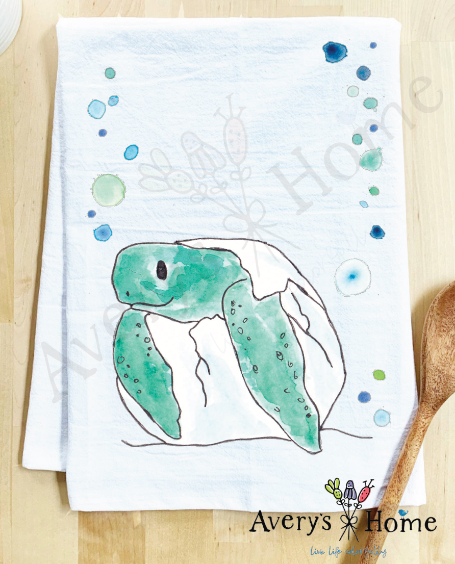 Avery's Home - Single Turtle Egg Cute  Kitchen Towel: Vero Beach, FL