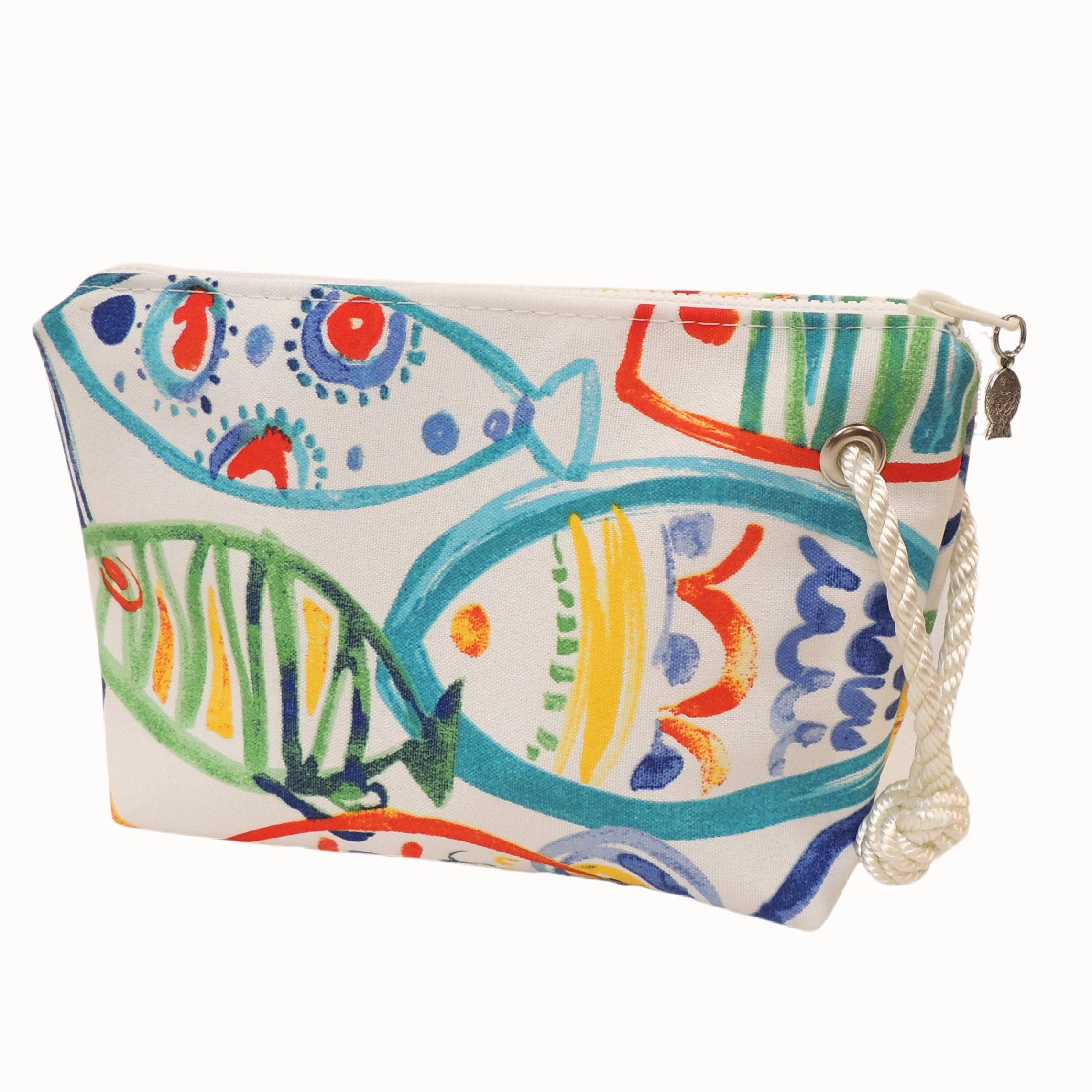 Cosmetic Bag – Abstract Fish Design