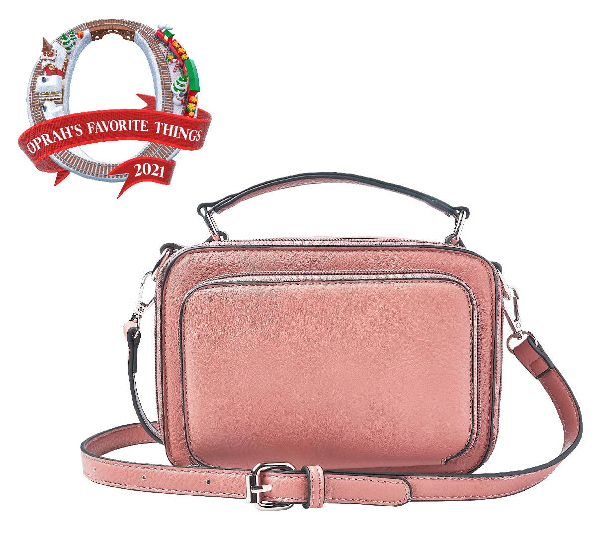 Kelsey Crossbody: HOT PINK