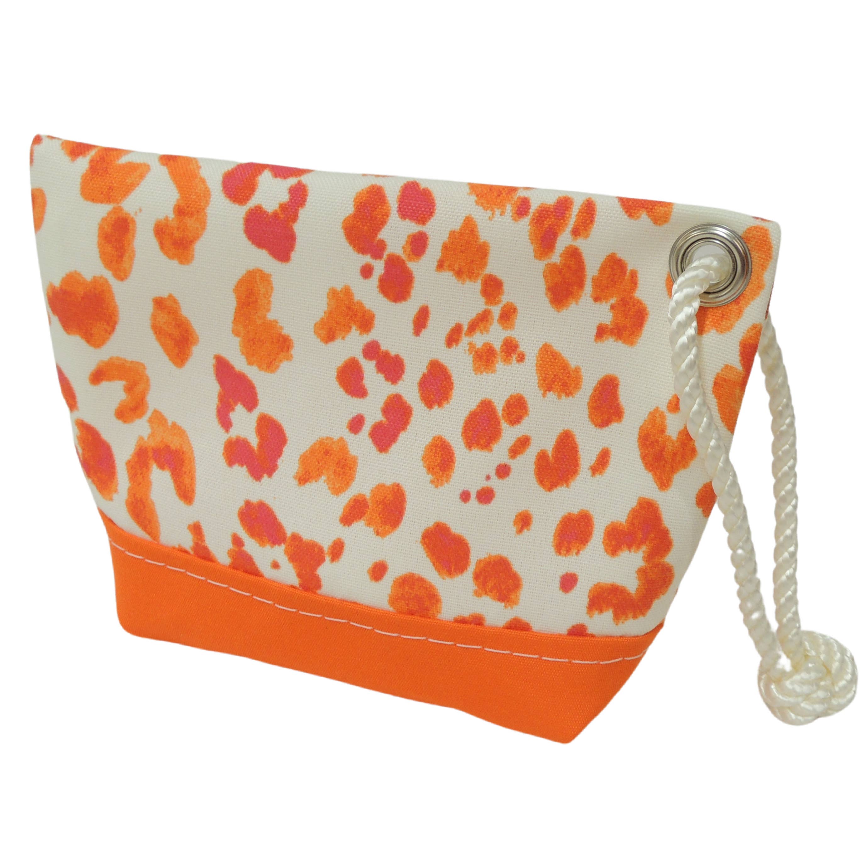 Wristlet – Orange Animal Print