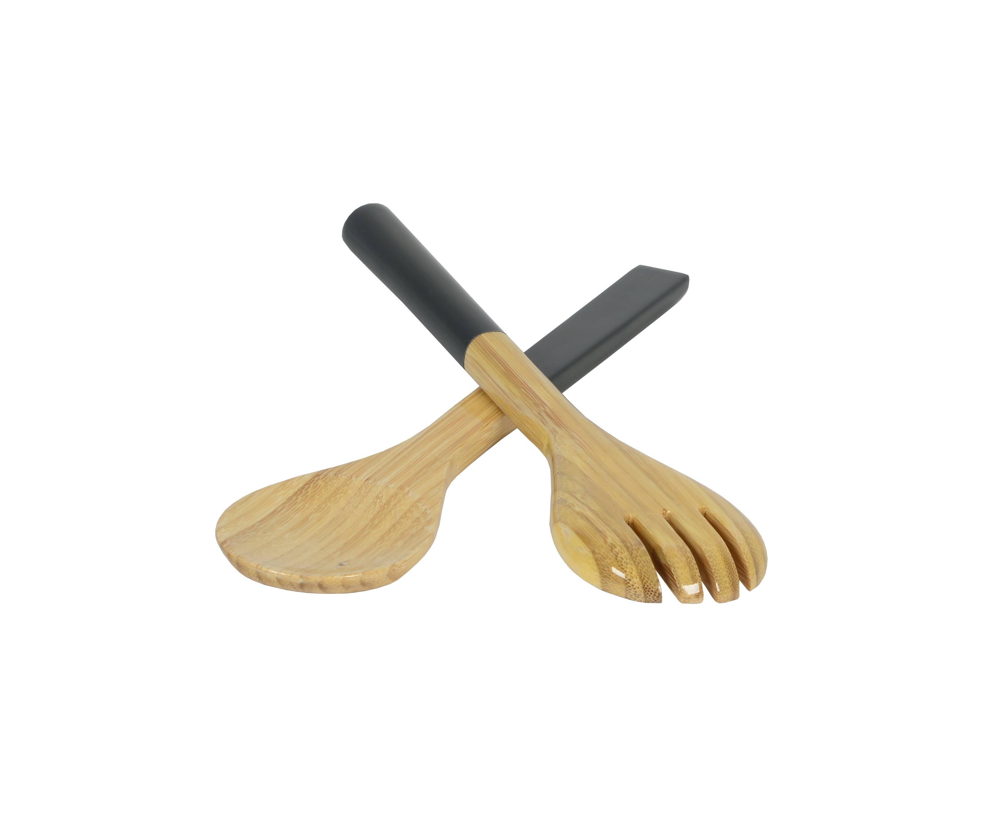 White Bamboo Server Set 10.7" - MaisonBeach