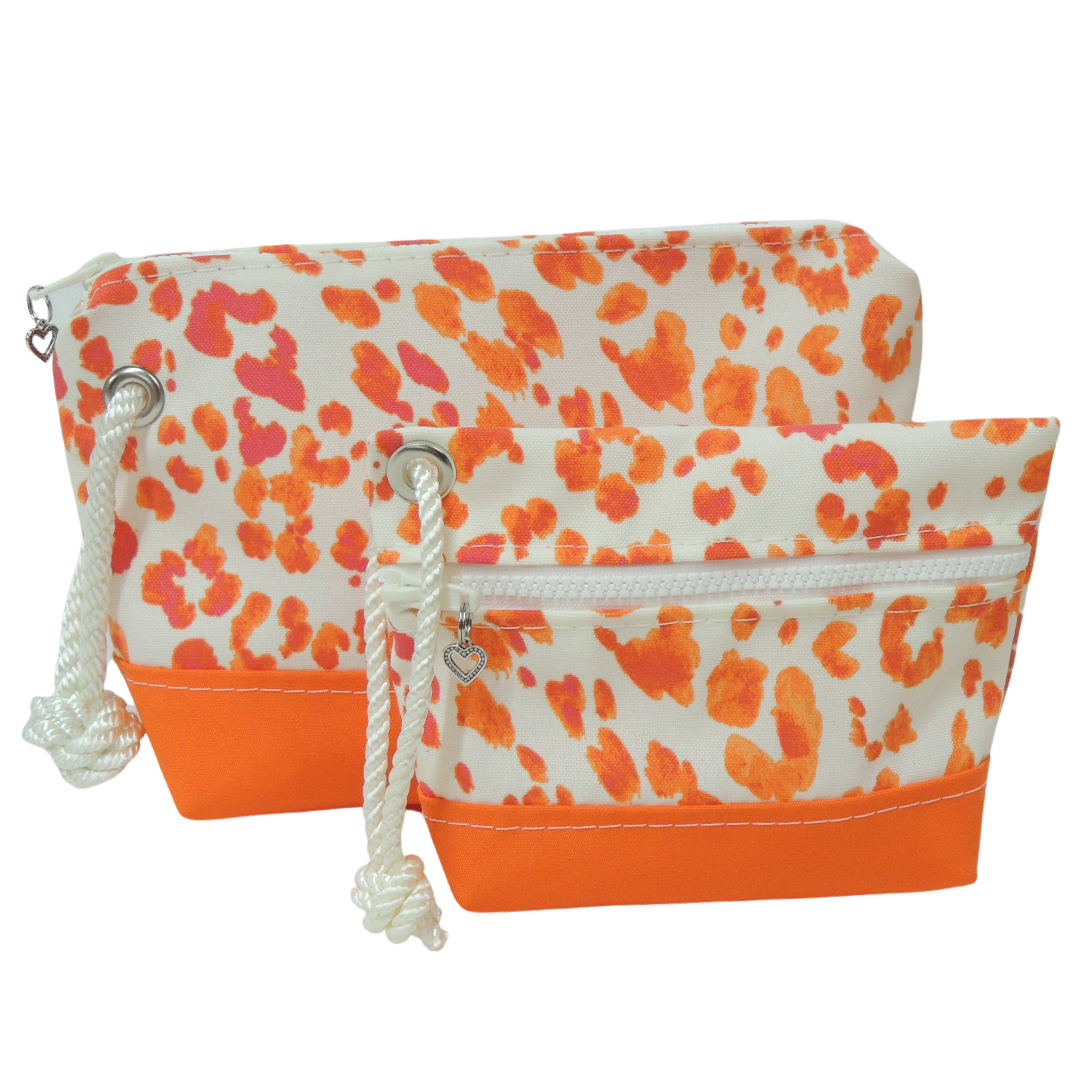 Wristlet – Orange Animal Print