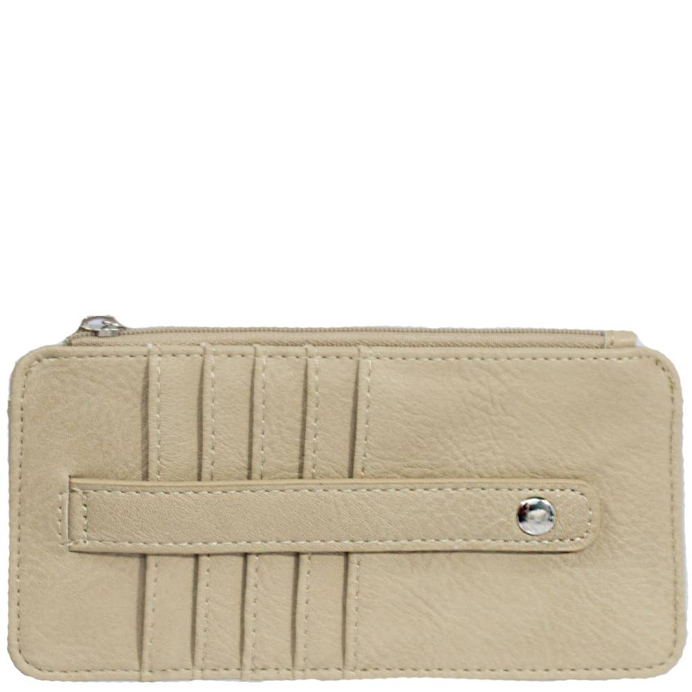 Marie Credit Card Sleeve: Camel - MaisonBeach