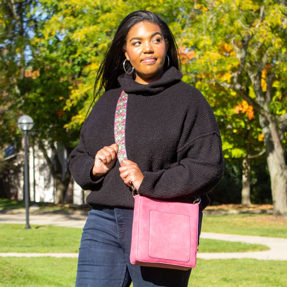 MAY SUEDE CROSSBODY🍁: CHOCOLATE - MaisonBeach