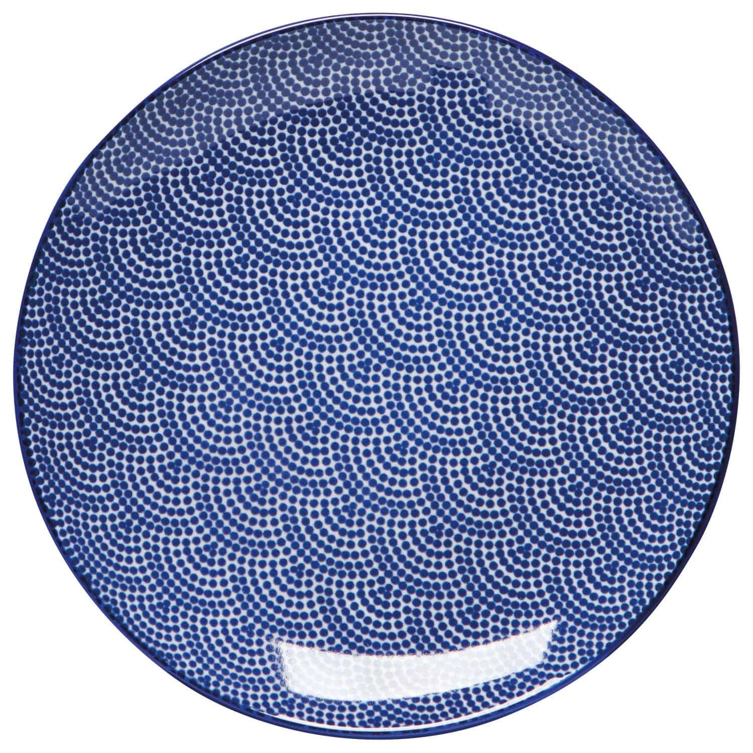 Now Designs by Danica - Blue Waves Stamped Appetizer Plate 6 inch - MaisonBeach