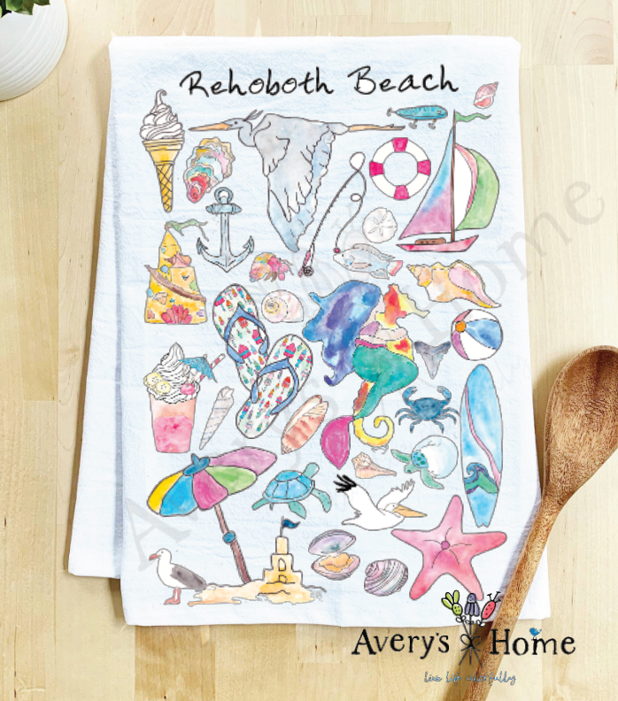 Avery's Home - Vero Beach, FL Tea Towel