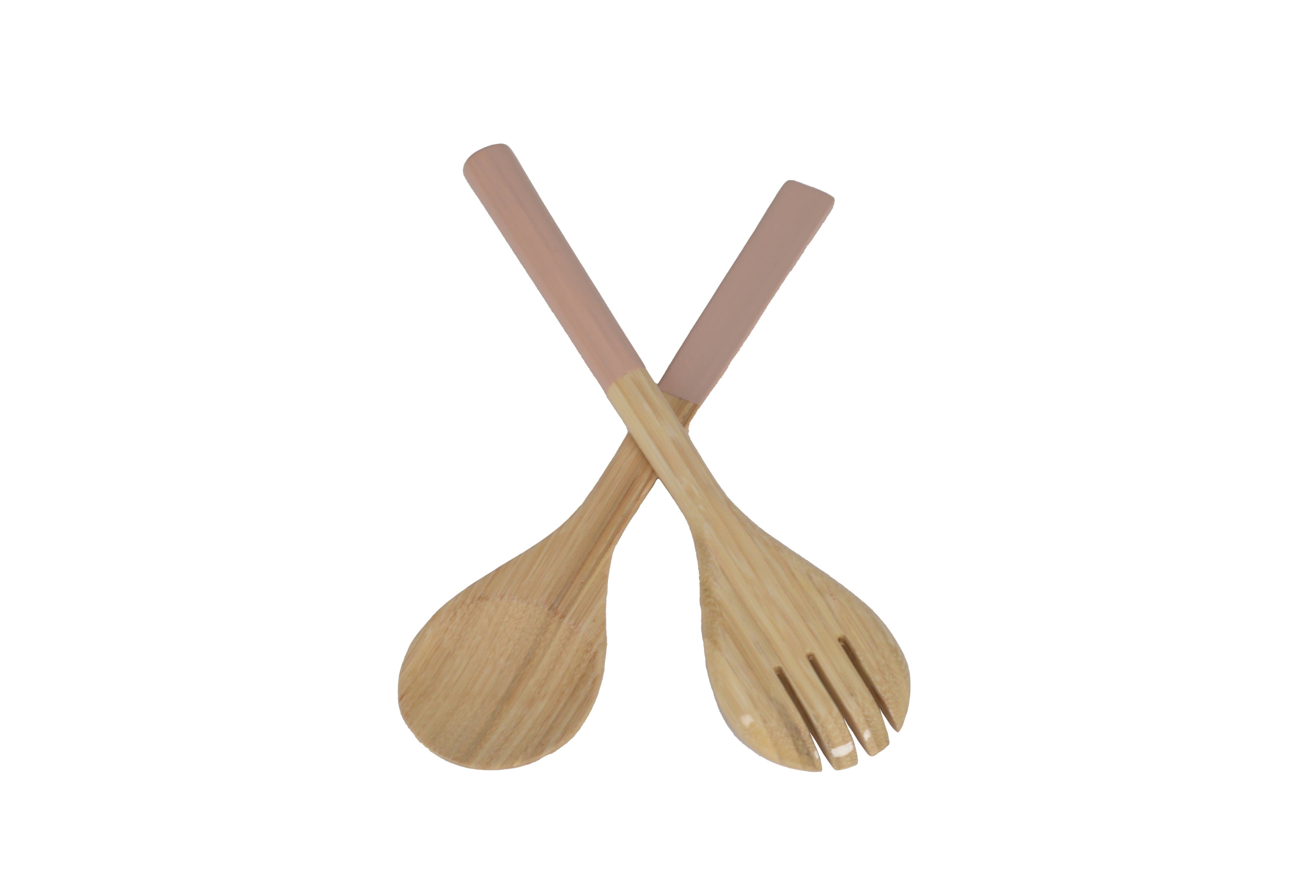 White Bamboo Server Set 10.7" - MaisonBeach