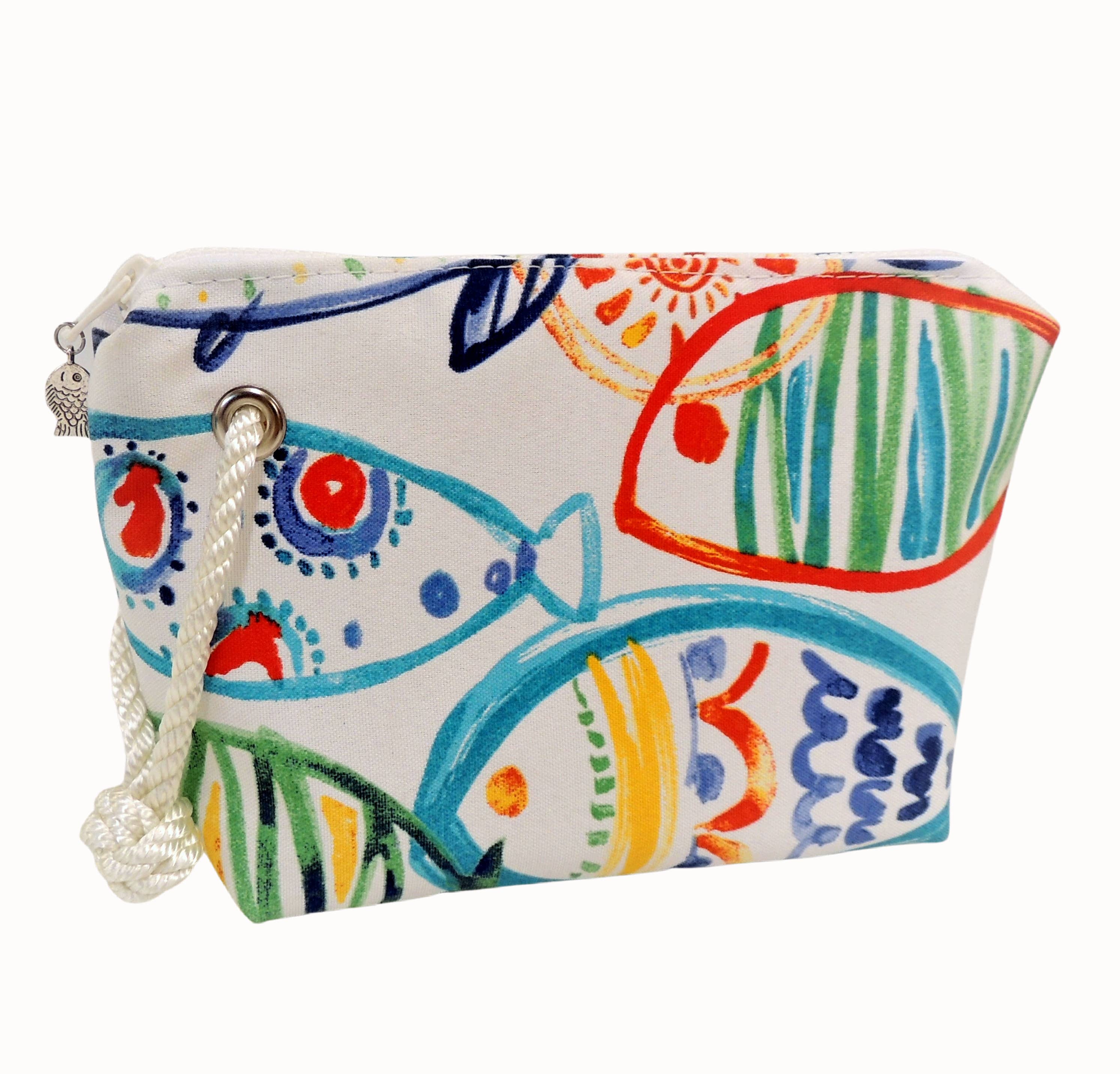 Cosmetic Bag – Abstract Fish Design