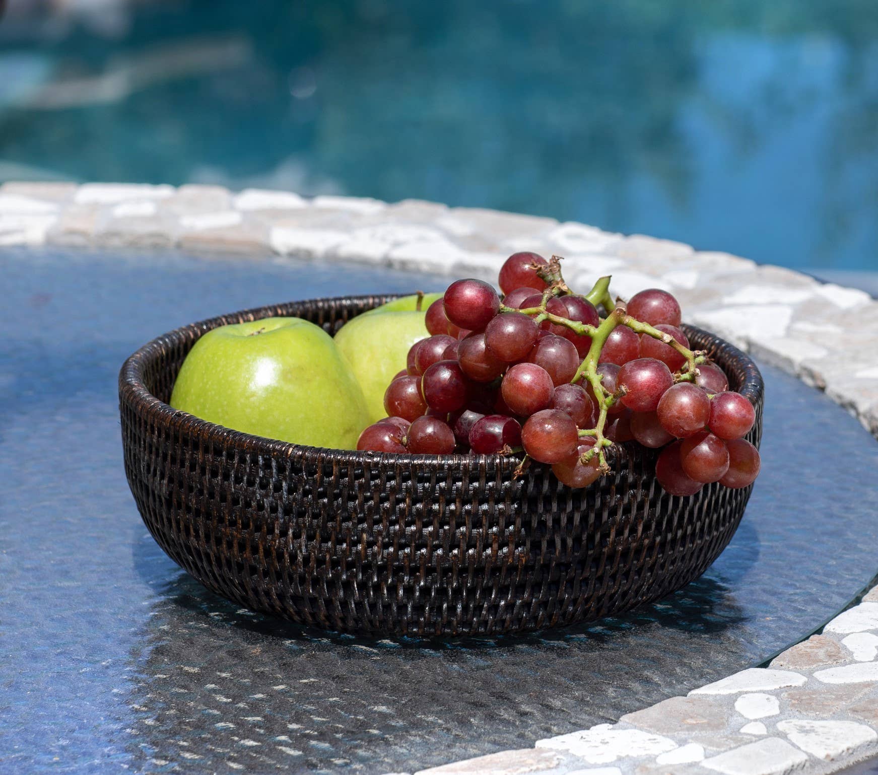 Honey Brown Rattan Everything Bowl