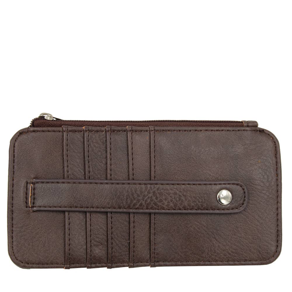 Marie Credit Card Sleeve: Camel - MaisonBeach