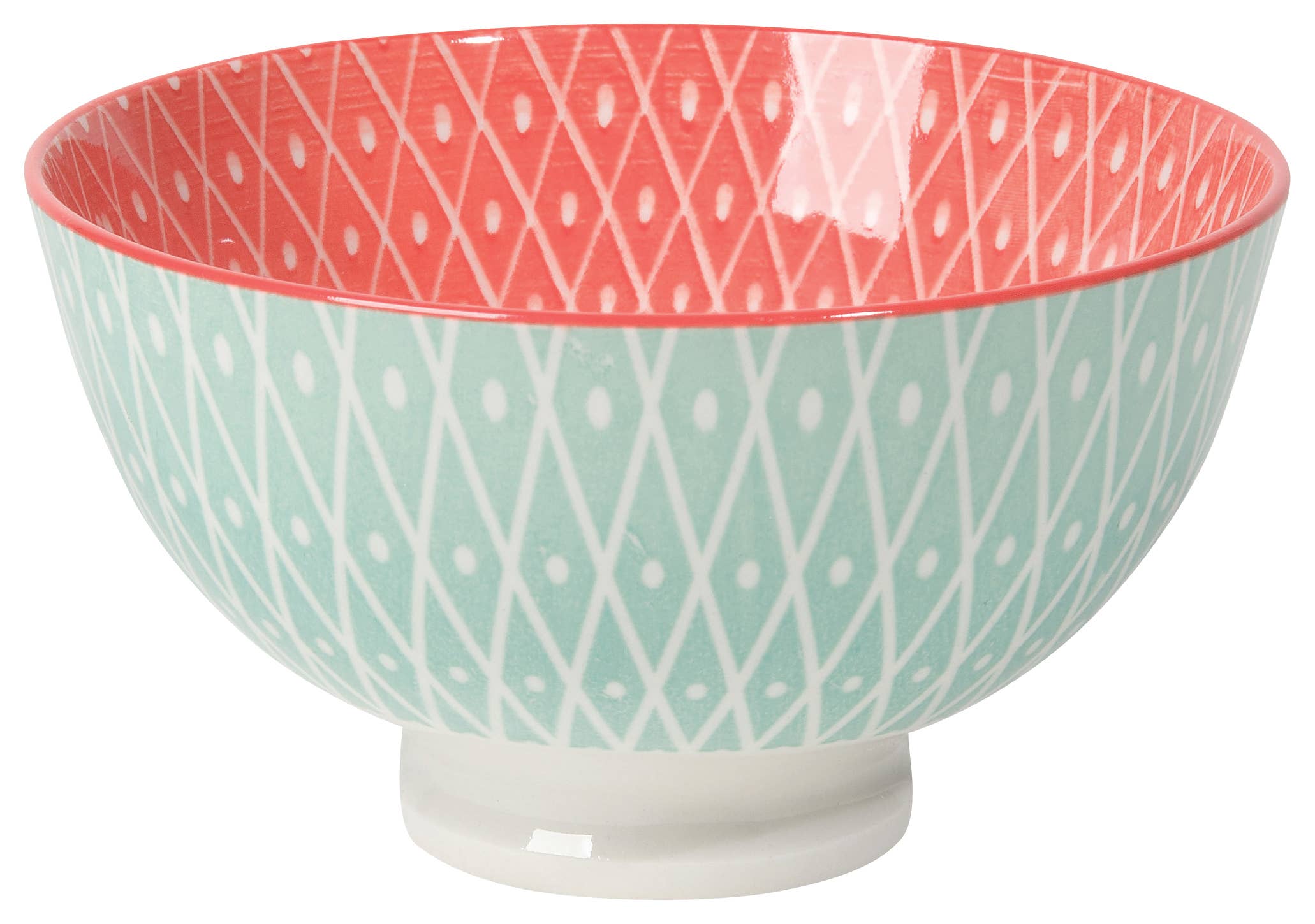 Now Designs by Danica - Geo Pink Stamped Bowl 4 inch - MaisonBeach