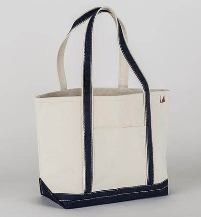 Navy Medium Classic Boat Tote - MaisonBeach