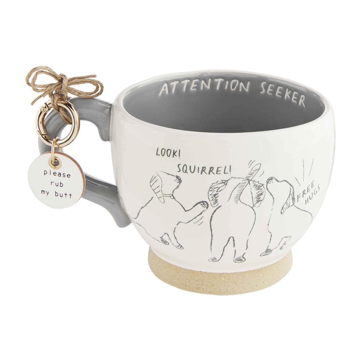 Attention Dog Mug & Tag Set - MaisonBeach