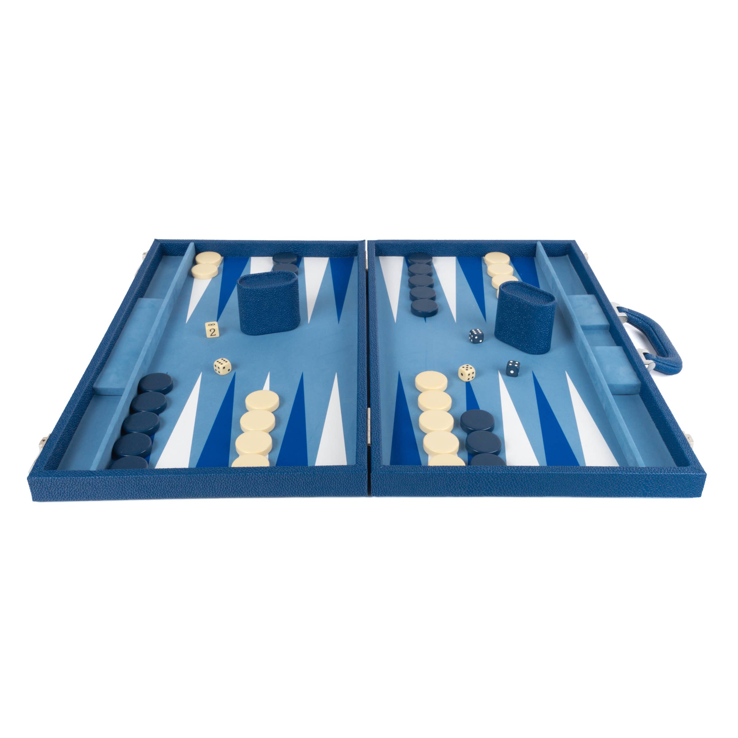 Brouk and Co. - Onyx Backgammon Set (Blue) - MaisonBeach